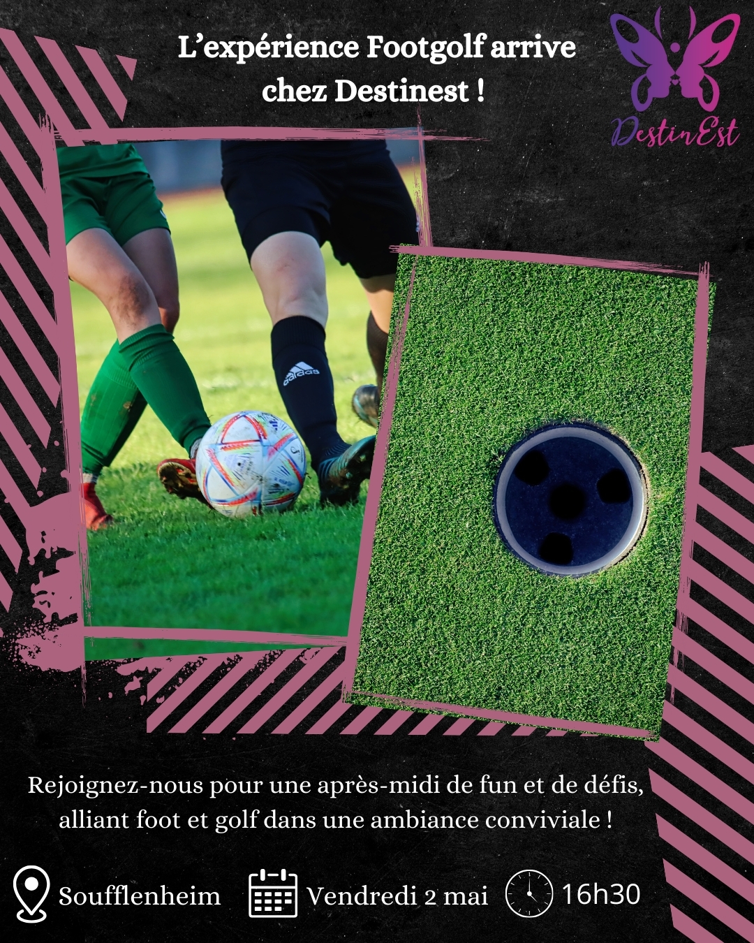 đ ĂvĂ©nement FootGolf CĂ©libataire â Vendredi 2 mai đ