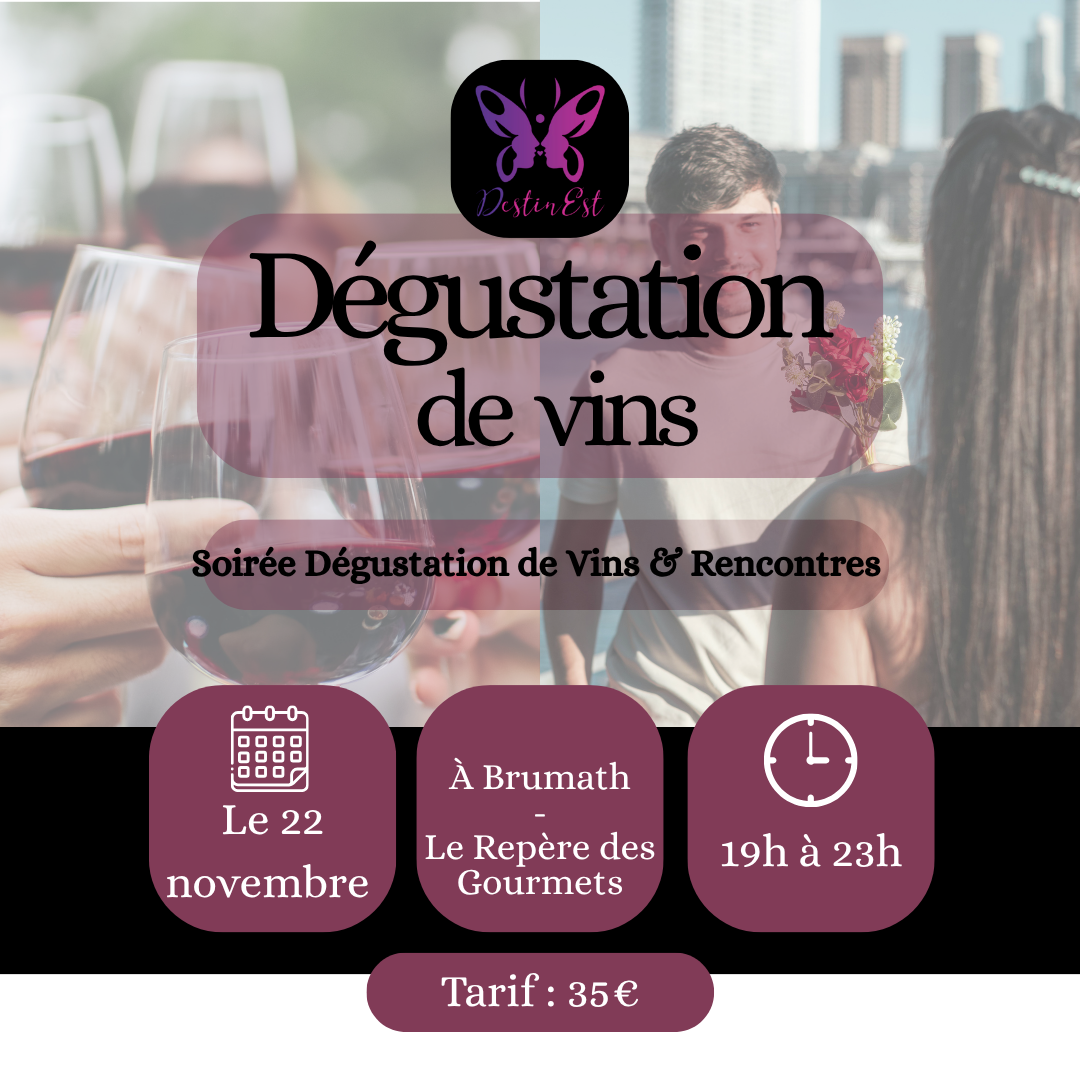 Soirée Dégustation de Vins & Rencontres