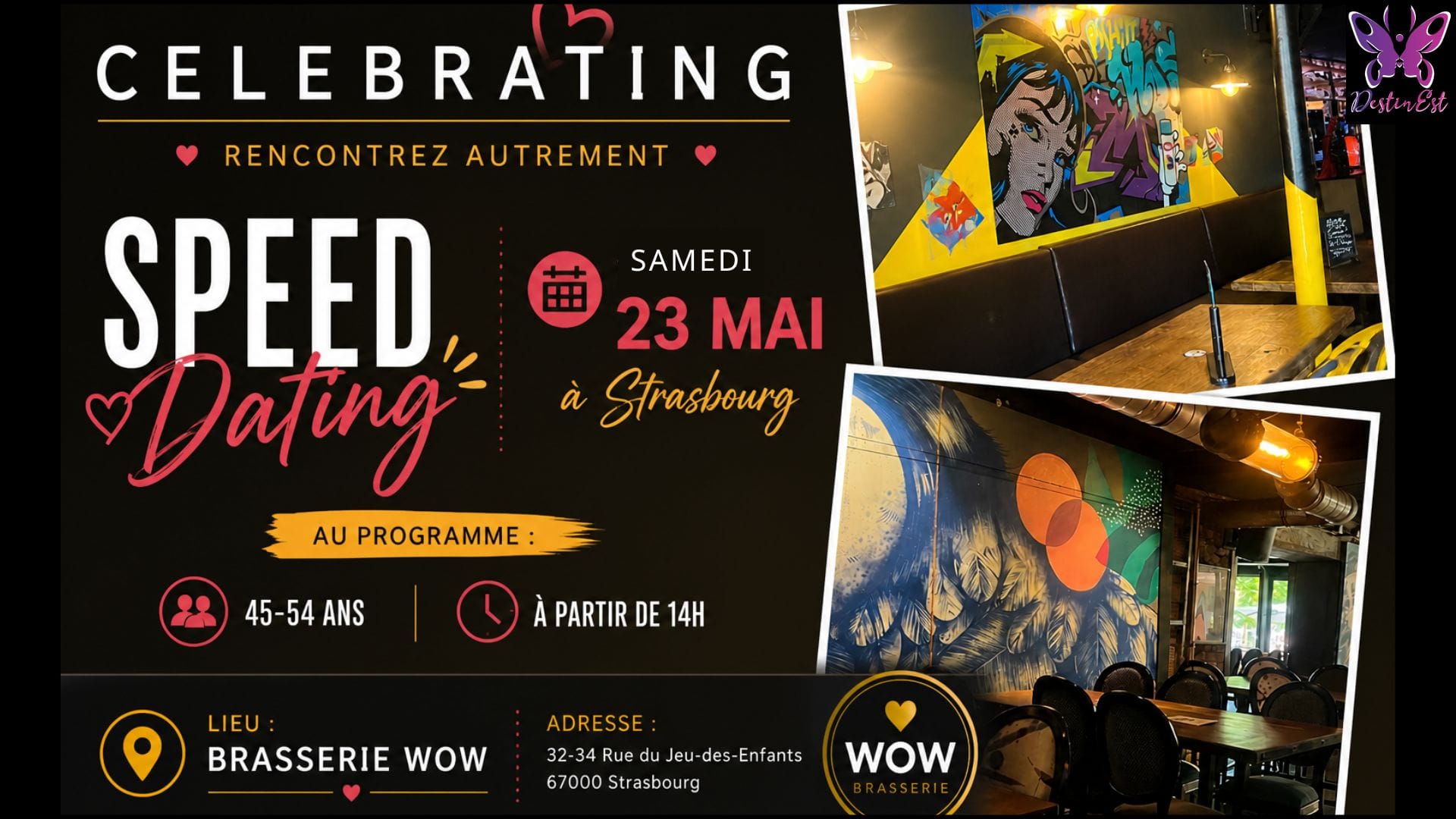 Speed dating Strasbourg 45-54 ans