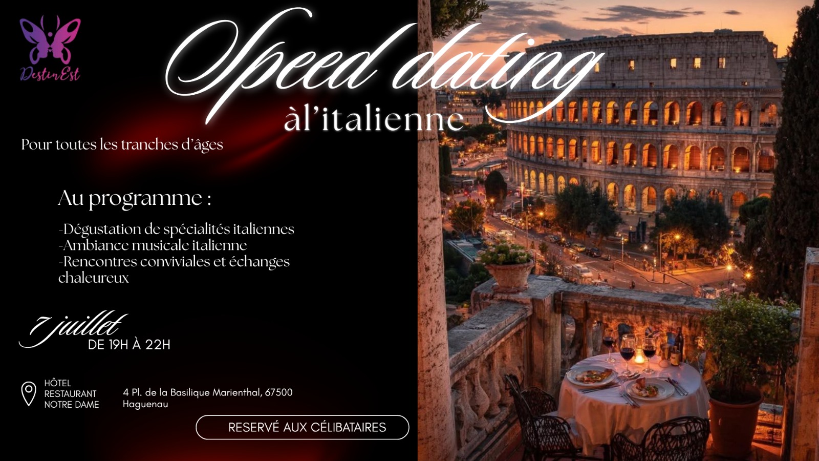Speed Dating à l’italienne